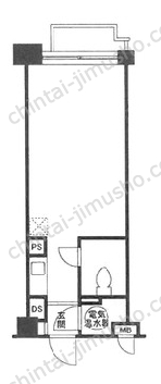 朝日虎ノ門ビル／朝日虎ノ門マンションの間取図
