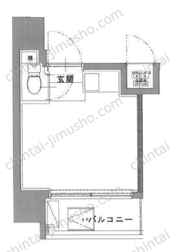 デコズキャッスル赤坂の間取図