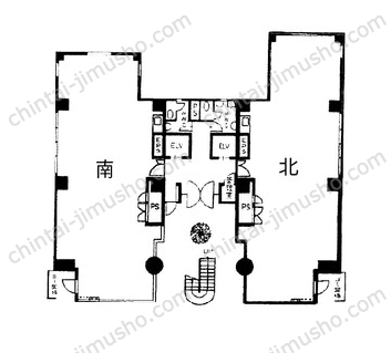 内神田TKビル1階の間取図