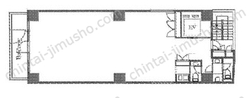 VORT芝大門Ⅲ6階の間取図