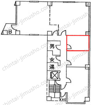 山萬ビルの間取図