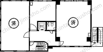 神田中央ビルの間取図