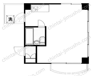ドミシール柿澤7階の間取図