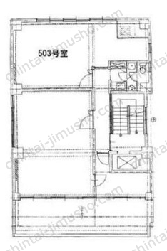 東建ビル5階の間取図