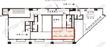 テイショク西麻布／早野ビル7階の間取図