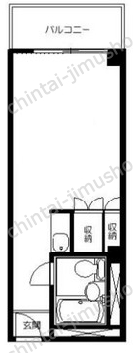 ライオンズマンション歌舞伎町の間取図