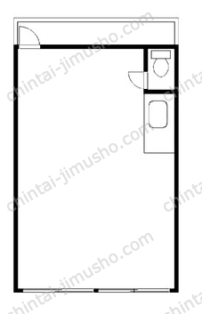 シャトルナガシマ1階の間取図