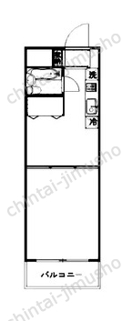 セザール大塚3階の間取図