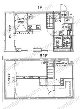 ミライエ表参道の間取図