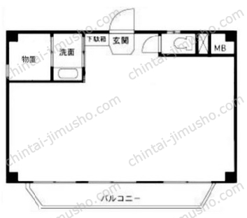 南平台アジアマンションの間取図