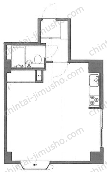 明石町ツインクロスの間取図