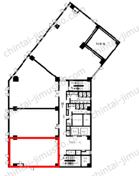 新宿国際ビルディング新館の間取図
