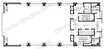 マルイト銀座ビル6Fの間取図