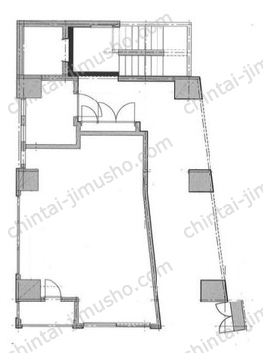 SNT八丁堀ビル1階の間取図