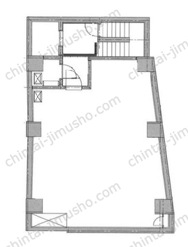 SNT八丁堀ビルB1階の間取図