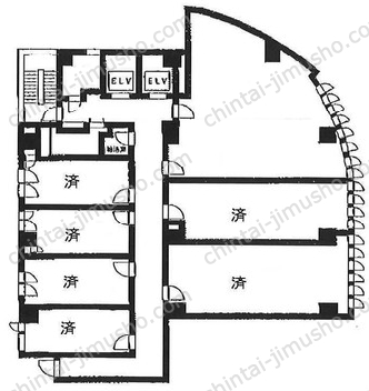 恵比寿ファイブビルの間取図