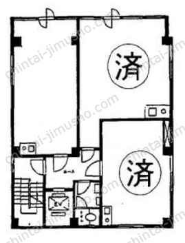 高梨ビル4階の間取図