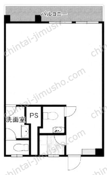 中公ビル御苑グリーンハイツ9階の間取図