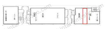 なぎさテラス1階の間取図