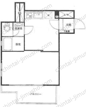 ライオンズマンション南平台の間取図