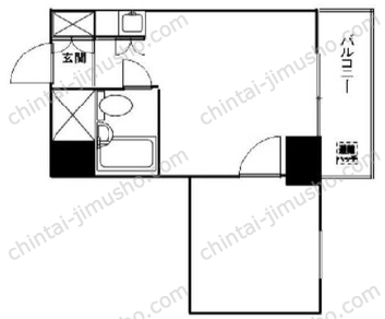 青山アルコーブの間取図