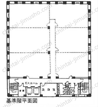 朝日生命横浜ビル4Fの間取図