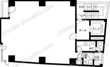 西新宿小出ビル7階の間取図