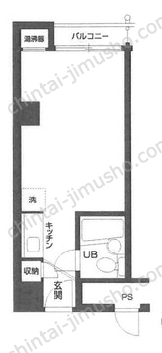 シャルマン築地明石町の間取図
