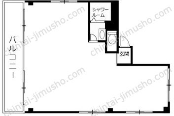 レアル新宿7階の間取図