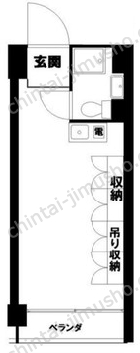 パーフェクトルーム4階の間取図