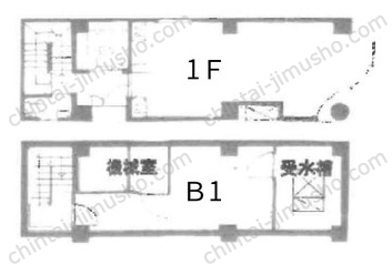 マツヤビルの間取図