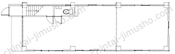 信栄ビル1階の間取図