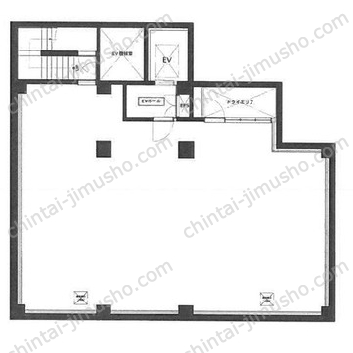 フィルドア西麻布B1階の間取図