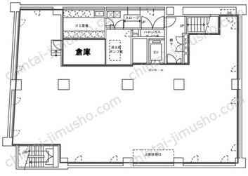 セントラルビルB1Fの間取図