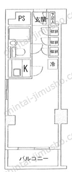 コトー駿河台の間取図