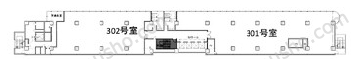 ヒューリック銀座ウォールビル3Fの間取図
