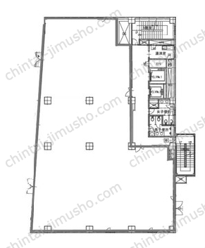 京王幡ヶ谷ビル／MID POINT幡ヶ谷3階の間取図