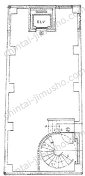 高円寺クアトロビルB1階の間取図