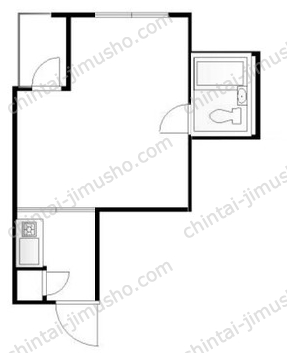 グリーンキャピタル西新宿3階の間取図