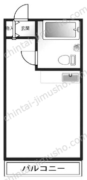 パーフェクトルーム6階の間取図