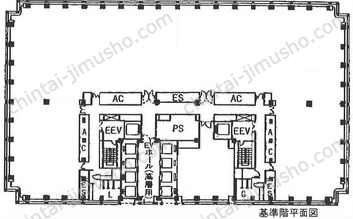 新宿モノリスの間取図