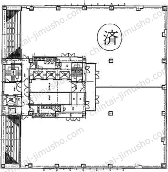 恵比寿ビジネスタワー／ビジネスエアポート恵比寿の間取図