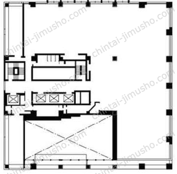 恵比寿ビジネスタワー／ビジネスエアポート恵比寿の間取図