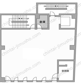 コモンズビルの間取図