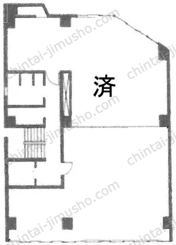 共栄ビル5階の間取図