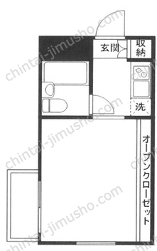 エルスタンザ亀有の間取図