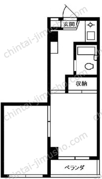 ホワイトキャッスル上鷺宮の間取図