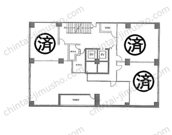 明宏ビル本館の間取図