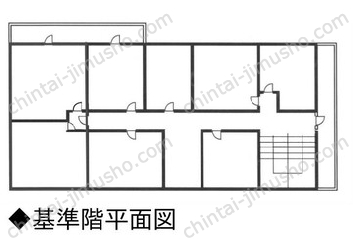 コハラビル本館5階の間取図
