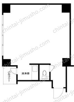 カテリーナ御苑2階の間取図
